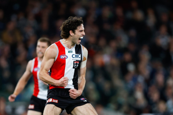 Max King looms as a potential finals match-winner for the Saints.