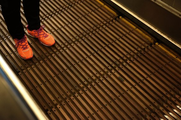 The old wooden escalators at Wynyard Railway Station are some of the few remaining wooden escalators in use around the world and who's fate is to be decided soon with the major upgrading of the station.