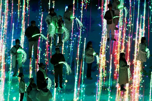 All the colour of the closing ceremony as Beijing 2022 draws to an end.