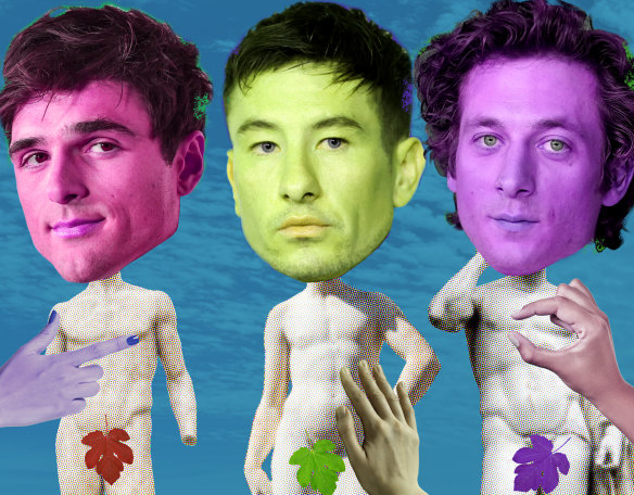 Jacob Elordi (left), Barry Keoghan and Jeremy Allen White have provided us with plenty of steamy content.