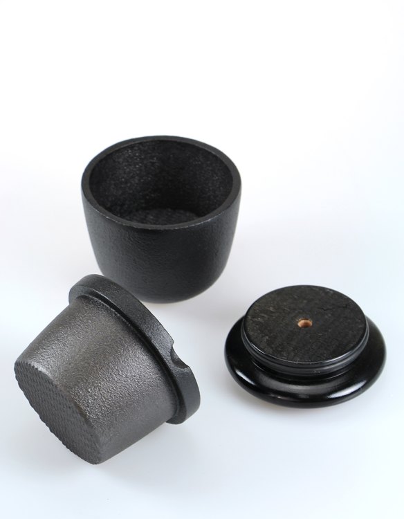 Skeppshult cast-iron spice grinder with black lid, $79.50, from The Essential Ingredient, <a href="http://shop.essentialingredient.com.au/kitchen-equipment/skeppshult-cast-iron-spice-grinder-with-black-lid-skepp-h881440" target="_blank">essentialingredient.com.au</a>.