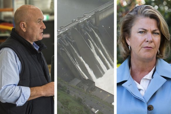 David Elliott has blamed his cabinet colleague, Melinda Pavey, for failing to mitigate the Warragamba Dam spilling.