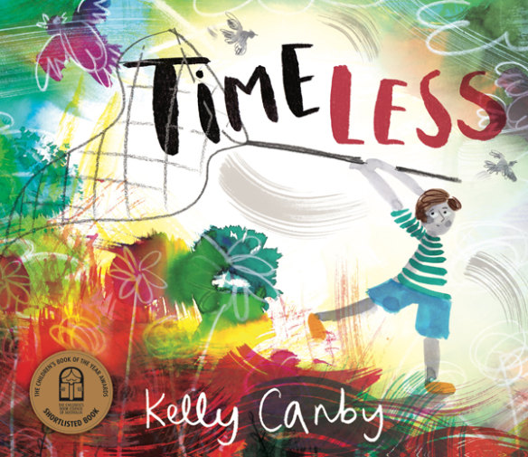 In Timeless, Emit’s parents are too busy to read stories or play games, and his brother and sister are too busy doing nothing to do anything at all. Emit tries everything he can think of to get more time – catch it? Wait for it? But it’s not until Emit tries to buy some that he learns the secret: you have to make it.