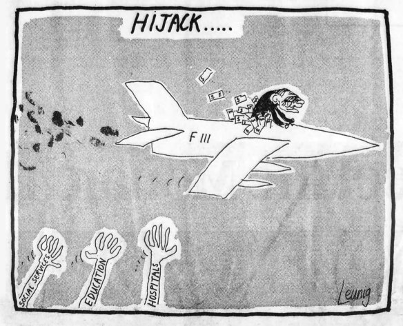 Leunig’s first cartoon from 1969.