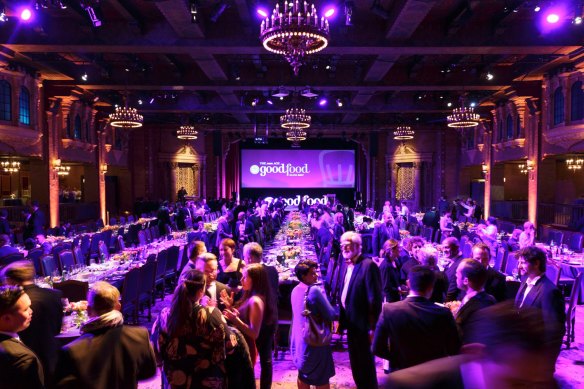 The Age Good Food Guide 2017 Awards at the Plaza Ballroom, Melbourne.
