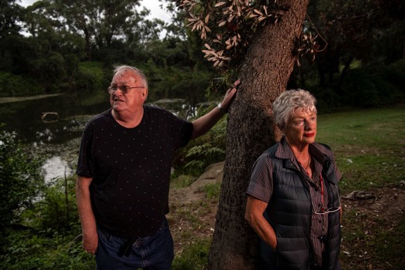 Sharyn Cullis and John Anderson have been fighting to raise attention to what they see are unacceptable risks of pollution from PFAS chemicals leaking from the former Defence site at Moorebank.