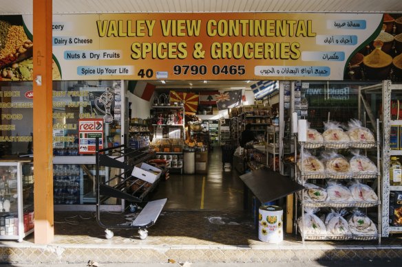 Valley View Continental Spices & Groceries storefront.