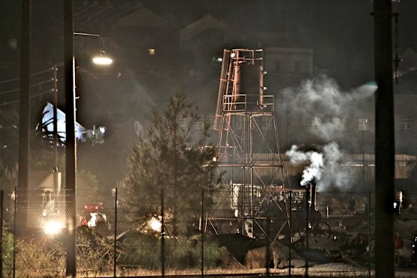 Film set at the Balmain Power House, the film set for the movie <em>The Great Gatsby</em>.