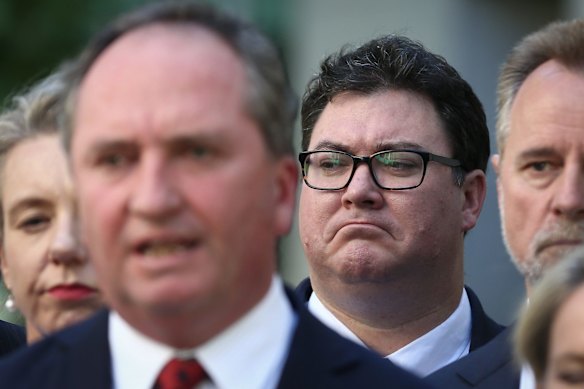 "I crossed the floor 28 times": Deputy Prime Minister Barnaby Joyce is one person who won't criticise Mr Christensen.
