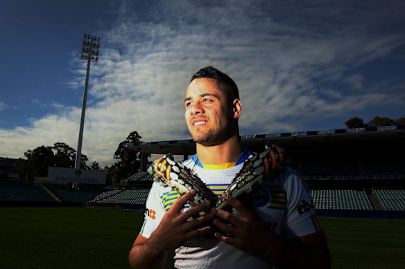 The Hayne Plane: Jarryd Hayne got behind the Boots for Kids campaign this year.