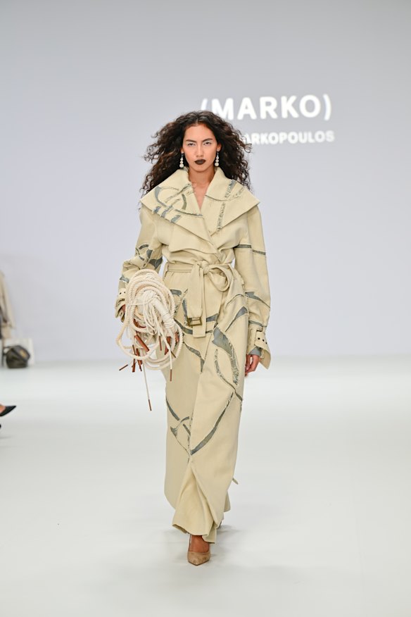 Marko by Zoe Markopoulos from the TAFE Fashion Design Studio at Australian Fashion Week, MCA.