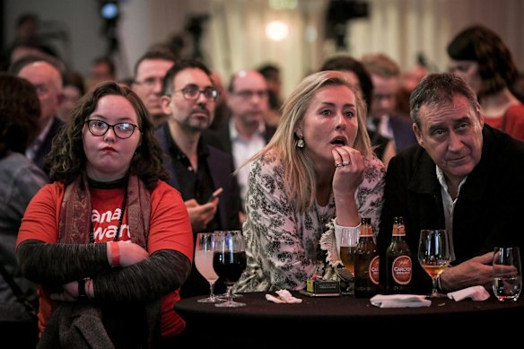 Election night function for Opposition Leader Bill Shorten at Hyatt Place in Melbourne.