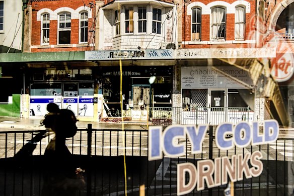 Summer Hill shopping strip which is full of small businesses.