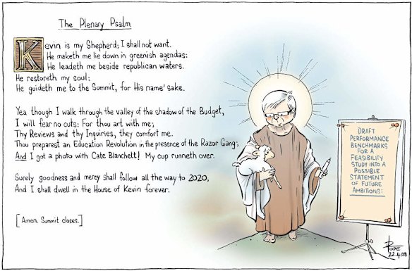 The Kevin Rudd cartoons, from David Pope