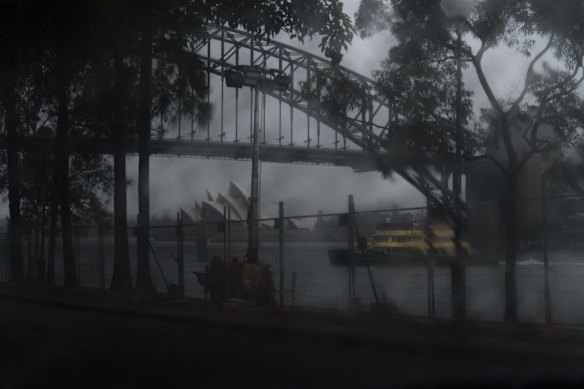 Vantage points for Sydney's New Years fireworks display have been closed to the public, including Blues Point.