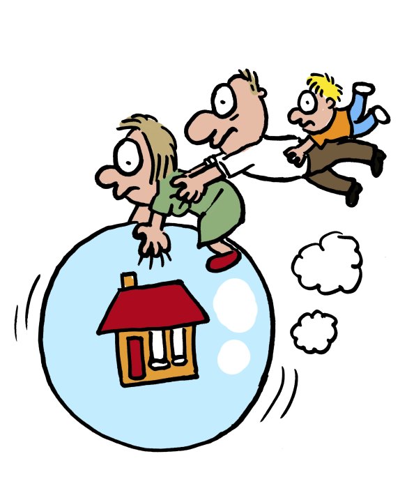 Free-standing property prices are in a bubble, with Sydney up close to 20 per cent in the past year and similar properties in Melbourne up between 12 per cent and 14 per cent.