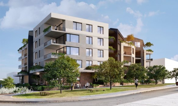 The development will be entirely powered by sustainably sourced electricity and its annual carbon emissions will be about 240 tonnes fewer than a regular apartment block's yearly output.  