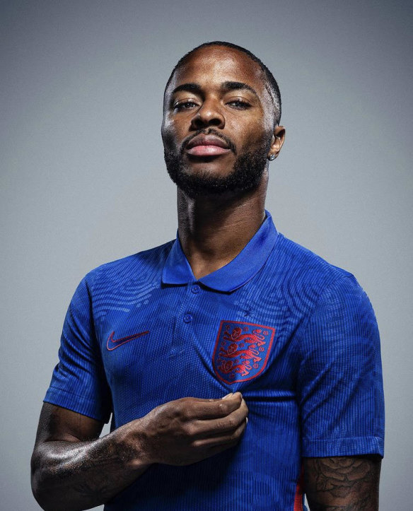 England star Raheem Sterling.