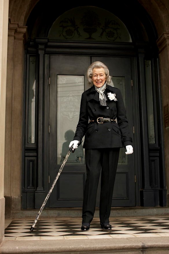 Sheila Scotter poses for The Sartorialist's Scott Schuman