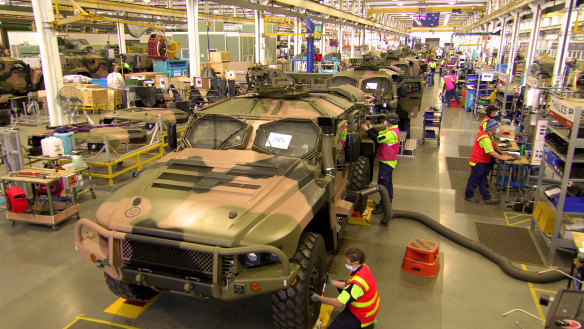 The Hawkei protected mobility vehicles have been designed and manufactured at Thales’s Bendigo site in Victoria.