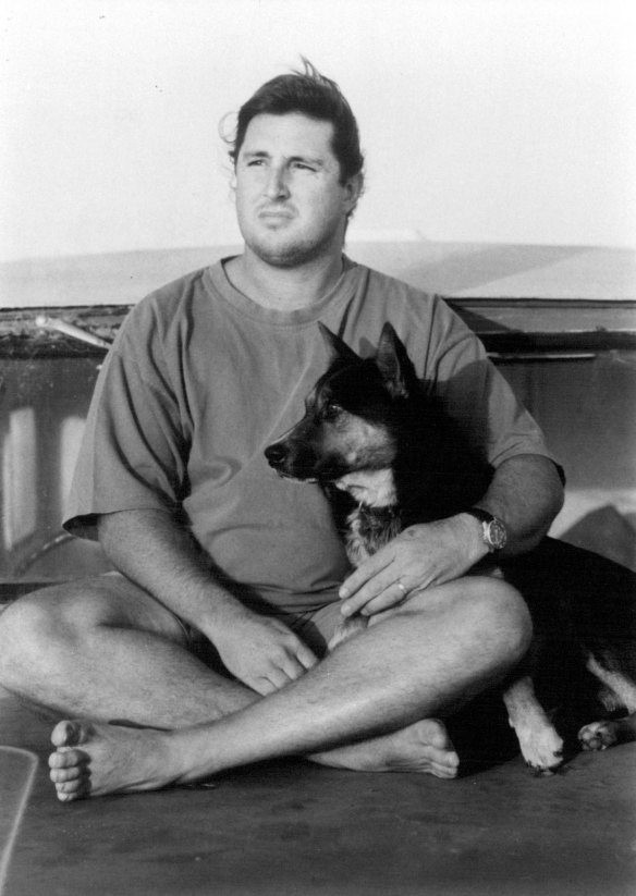 Tim Winton pictured in 1984, the year he first won the Miles Franklin award.