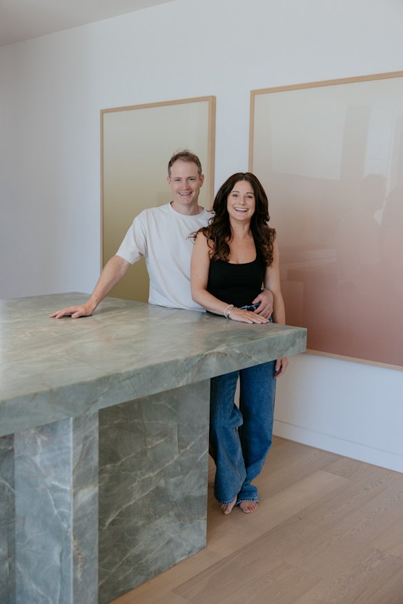 Sheet Society’s Hayley and Andy Worley have tried banning work talk at home, but it isn’t always feasible.