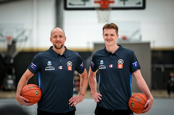 Ready to go: NBA veteran Joe Ingles and fellow United recruit Sam Waardenburg were a part of United’s off-season rebuild.