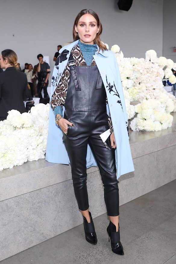 Olivia Palermo Front Row at Zimmermann Spring 2019 at NYFW. 