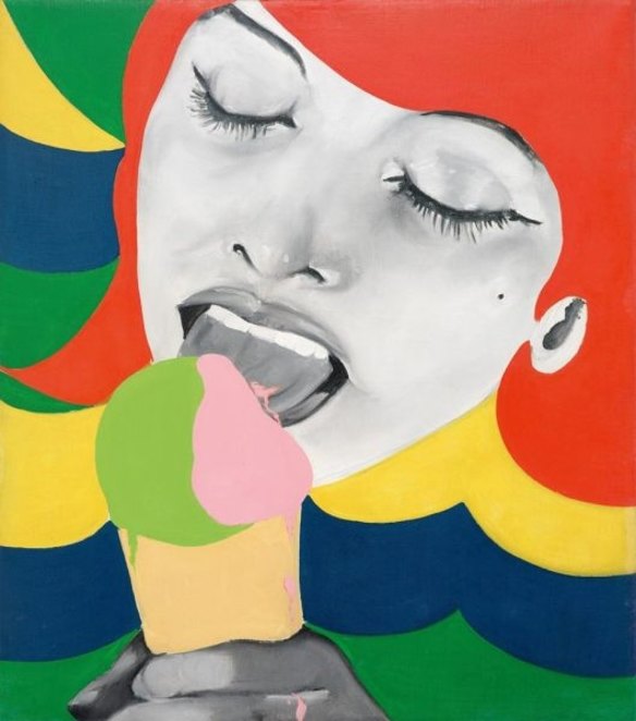 Evelyne Axell, Ice Cream, 1964, Philadelphia Museum of Art.