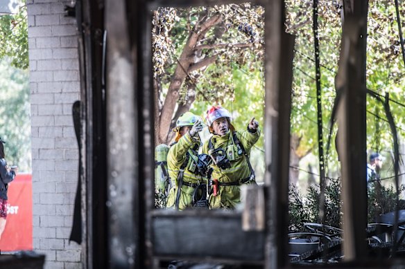 Two Olive restaurants subject to arson attack. Mawson location.