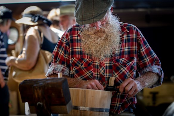 The Lost Trades Fair at Kyneton Racecourse. Cooper George Smithwick.