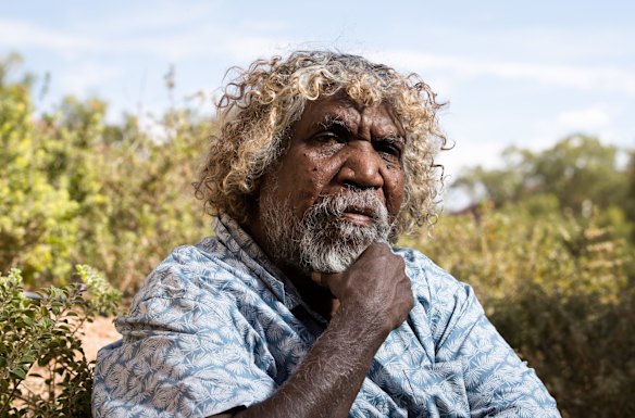 Bobby West Tjupurrula, who is himself a dialysis patient as well as Chairman of The Purple House in Alice Springs, NT.