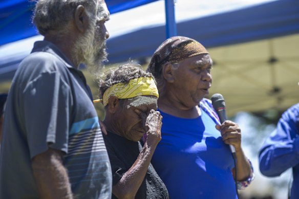 Justice for Kumanjayi Walker Rally in Alice Springs.
