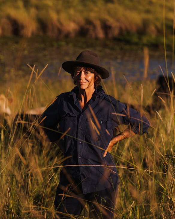 Actor and farmer Rachel Ward.