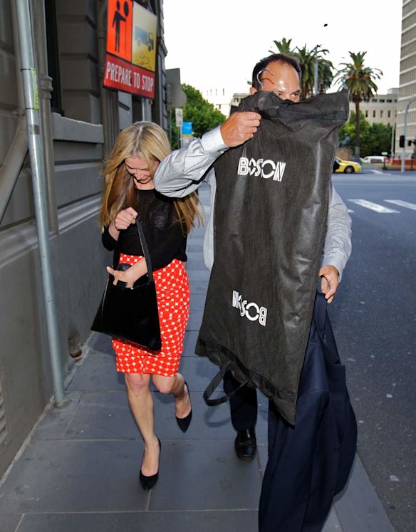 Frankston MP Geoff Shaw leaving Parliament. 26 November 2013