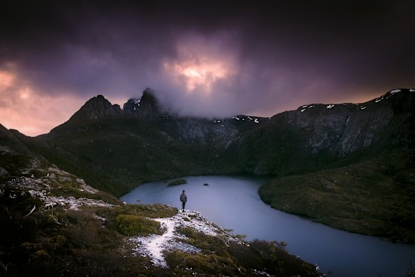 CRADLE MOUNTAIN: Nothing says 'stretch your legs' quite like the climb to the top of Tasmania's most famous mountain. There are several approaches to the 1545-metre peak, be it along the Overland Track from Ronny Creek, around Wombat Pool or across the Face Track, but all converge near the Kitchen Hut day shelter at the foot of Cradle's imposing cliffs. From here, flexibility is about as key as a good pair of boots, as the track ascends through a large boulder field and then funnels through the cliffs to the rock-strewn summit. Cradle Mountain is the fifth-highest peak in Tasmania, and the view from its summit takes in three of the four taller mountains: Barn Bluff, Pelion West and Mt Ossa.
