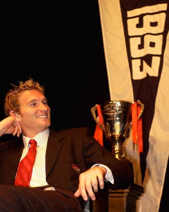 1993 premiership team reunion lunch, 2003.