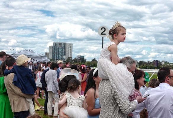 Family fun on Stakes Day.