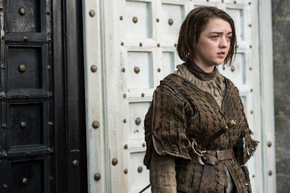 <i>Game of Thrones</i> season 5: Arya Stark outside the House of Black and White.