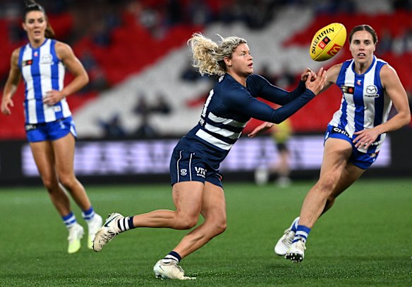 That’s mine: Cats star Georgie Prespakis.