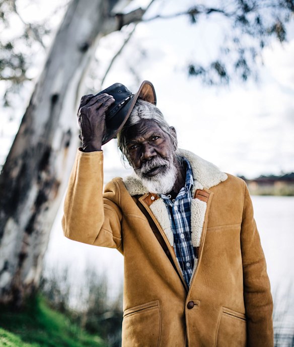 David Dalaithngu from a promotional image for the film My Name Is Gulpilil 
