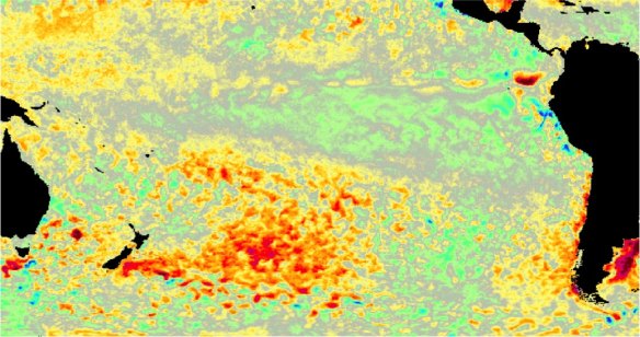 Dubbed by scientists as the ‘Southern Blob’, an area of the South Pacific that is about the size of Australia has shown unusual warming over the past four decades.