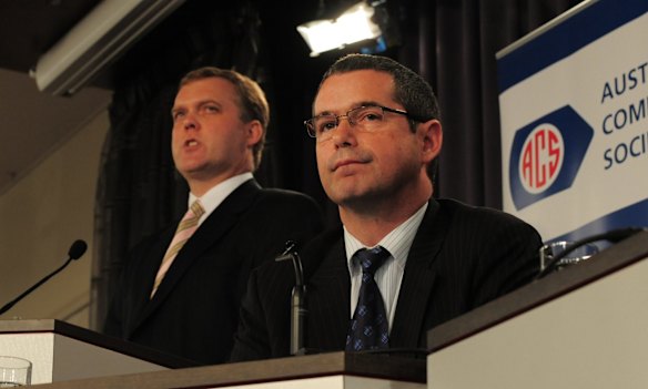 A National Broadband forum with Communications Minister Stephen Conroy, and  opposition communications spokesman Tony Smith.