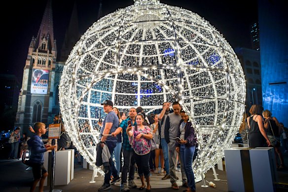 Christmas Lights in Melbourne