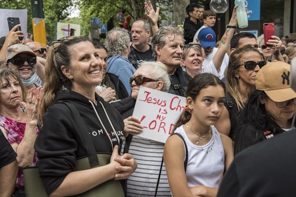 World Wide Rally for Freedom March, in Sydney, against vaccine mandates and various other COVID related health orders.