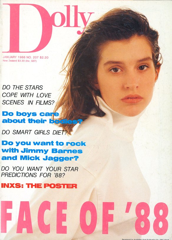 Kate Fischer was deemed the face of 88'. It was a time of 'hot rockers' Jimmy Barnes, INXS and Mick Jagger.