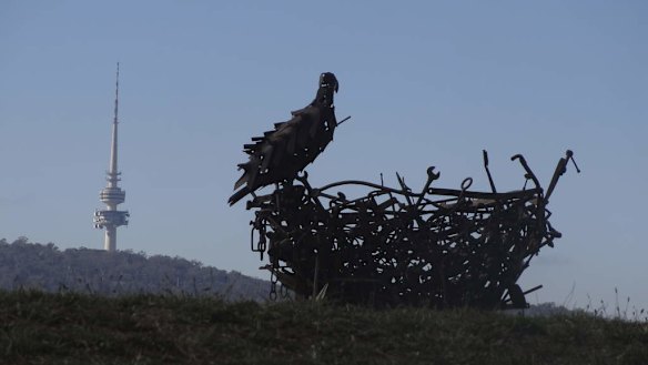 Eagles Nest at the Arboretum on a beautiful Canberra winter's day - bright, sunny and about 7 degrees at 2 in the afternoon.