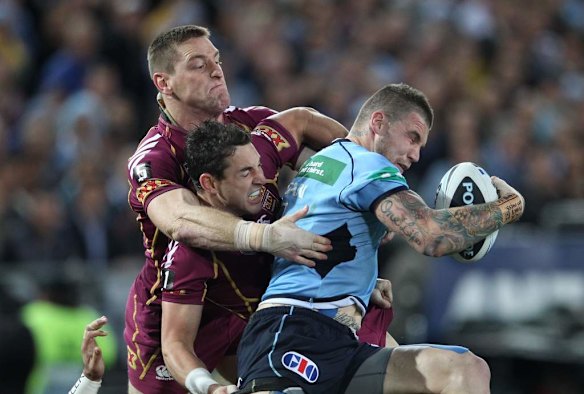 Josh Dugan in action.
