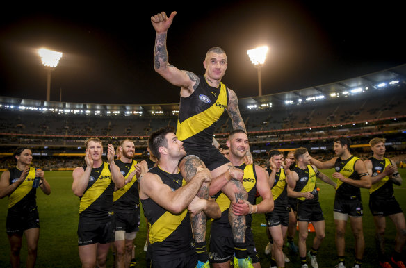 Dustin Martin’s retirement is a sign of major change at Punt Road.