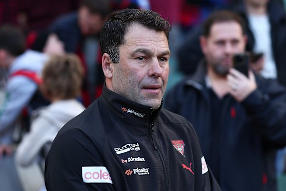Dean Solomon gave his all as interim coach at Essendon.
